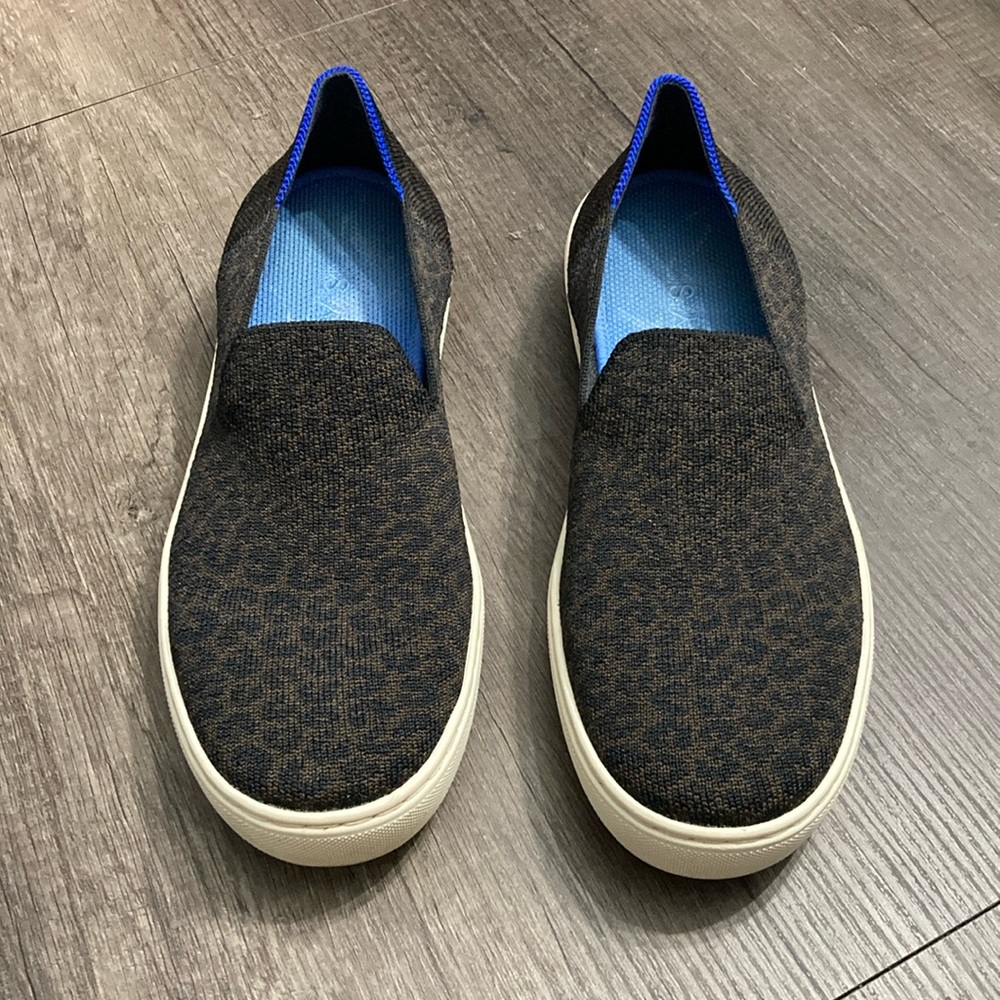 Rothy’s Espresso Spot Original Slip on Sneakers- Size 8